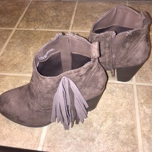 Grey booties!