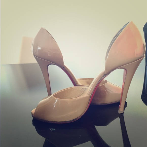 Christian Louboutin Tan Heels