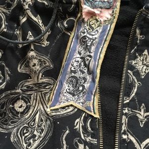 L.A.M.B. Tops - L.A.M.B. Distressed printed hoodie L.A.M.B. Tops - L.A.M.B. Distressed printed hoodie