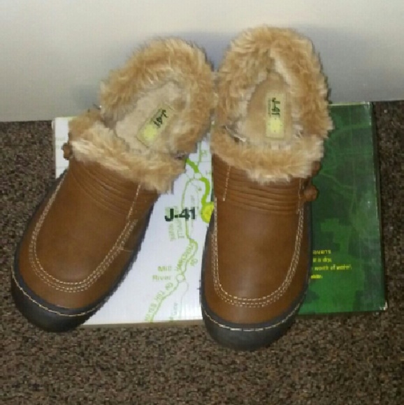 NWT J-41 by Jambu Slip-On Clog Barrington Brown