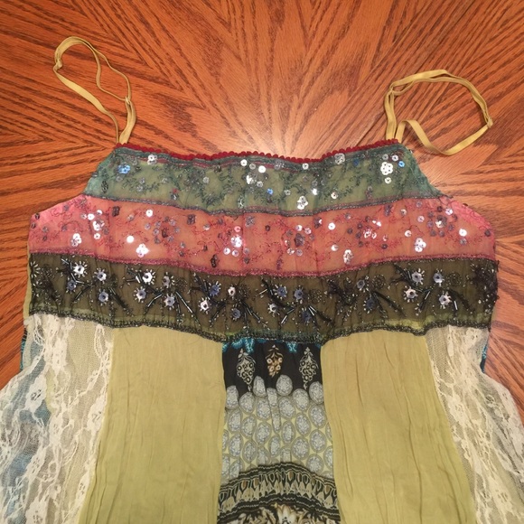 Beaded tank top