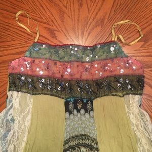 Beaded tank top