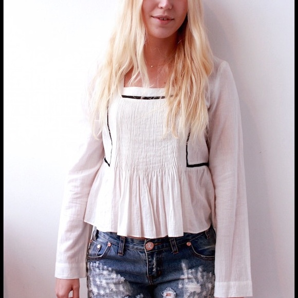 La Vie by a Rebecca Taylor tuck top