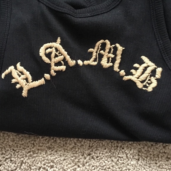L.A.M.B. Tops - Rare L.A.M.B. Logo embroidered tank L.A.M.B. Tops - Rare L.A.M.B. Logo embroidered tank