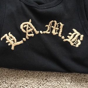 L.A.M.B. Tops - Rare L.A.M.B. Logo embroidered tank L.A.M.B. Tops - Rare L.A.M.B. Logo embroidered tank