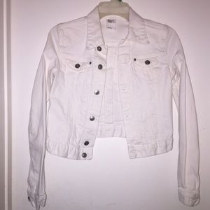 H&M white Denim Jacket