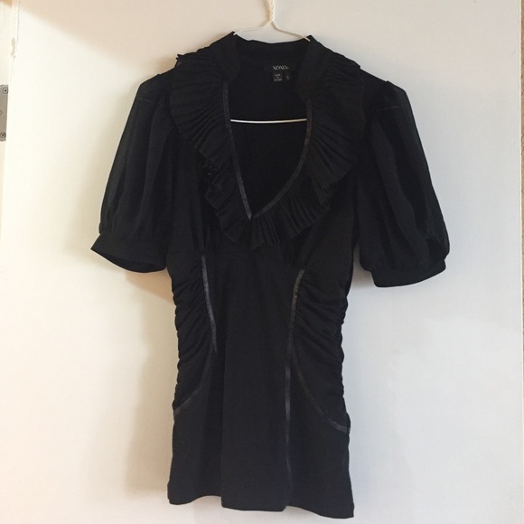 Black Dressy Shirt by Xoxo