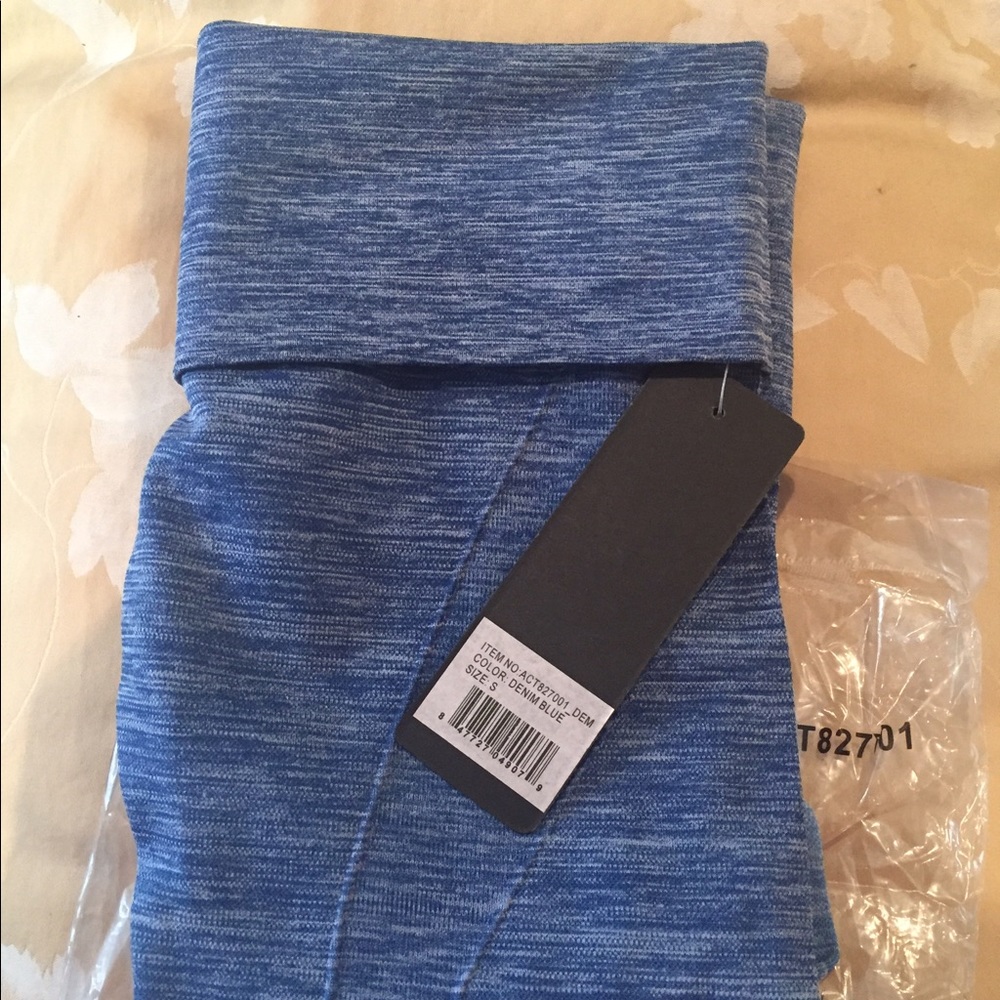 Ombré denim blue leggings - Picture 2 of 3