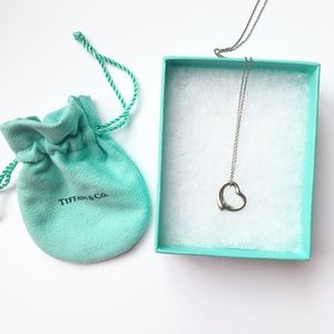 Tiffany & Co Elsa Peretti Open Heart Necklace