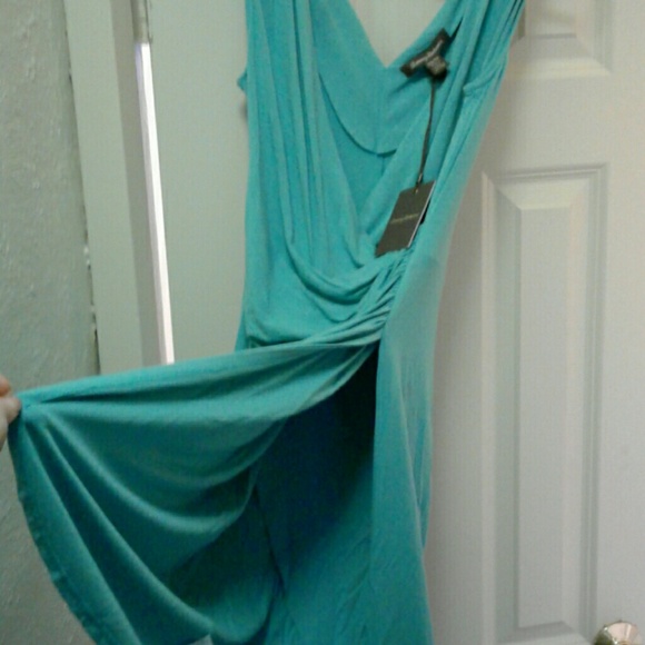 Tommy Bahama Gathered Dress turquoise - Picture 2 of 4
