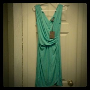 Tommy Bahama Gathered Dress turquoise
