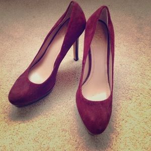 Vice Camuto burgundy heels
