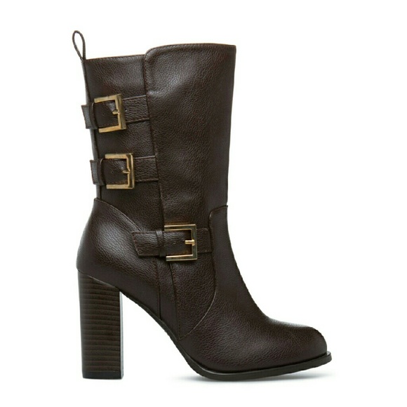 Shoe Dazzle Shoes - Ema Faux Leather Boot /CLEARANCE SALE