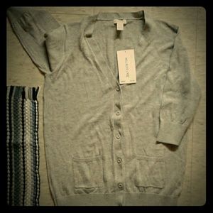 Cotton Melrose Chic Cardigan grey