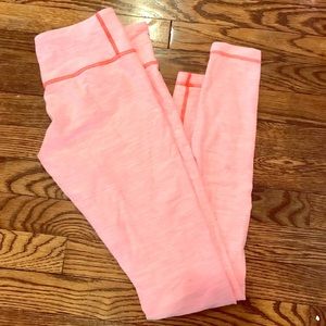 Coral Lululemon leggings