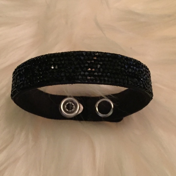 Swarovski black crystal bracelet