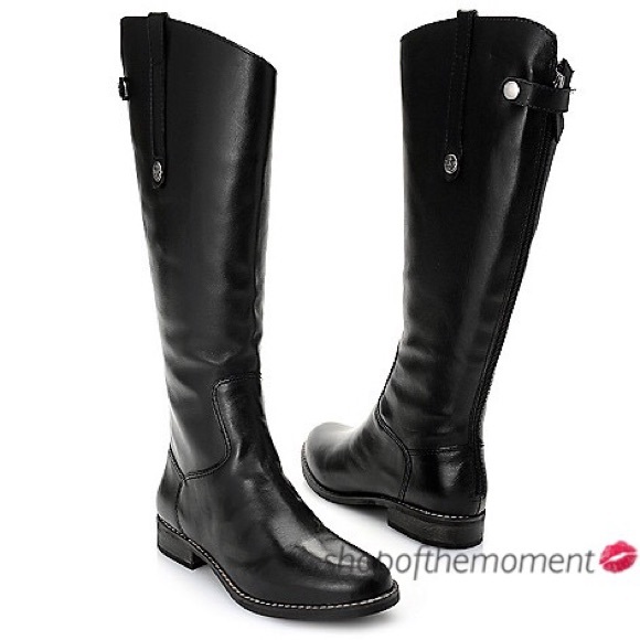 🐺 Matisse Tall Leather Riding Boot in Black - Picture 2 of 4