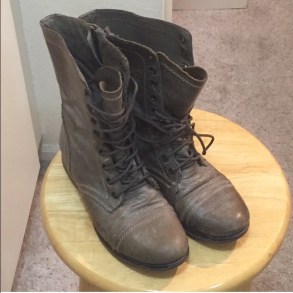 Steve Madden combat boots