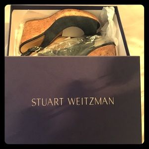 New in box Stuart Weitzman denim slingbacks!