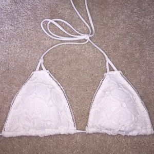 White lace bikini