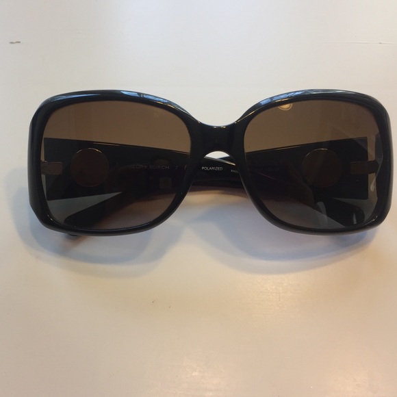 Authentic Tory Butch black polarized sunglasses