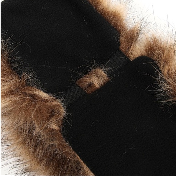 Faux Fur Headband w/ Stretch Winter Earwarmer - Picture 4 of 4