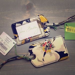 Vera Bradley Dogwood luggage tags