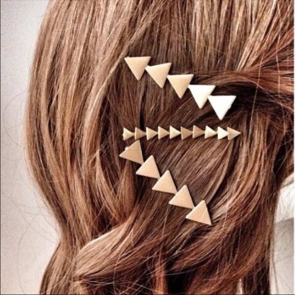 ๐HP๐ Triangle Geometric Metal Pins - Picture 2 of 5