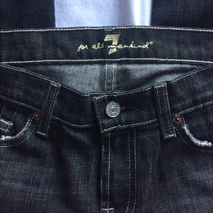 Seven For All Mankind, black denim, size 27