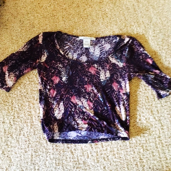 American Rag Pattern Crop Top - Picture 4 of 4