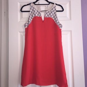 Impeccable pig red/orange dress