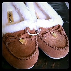 Michael Kors Fur Loafers Moccasins Shoes NWT