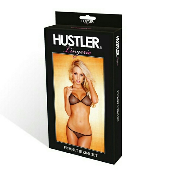 Hustler Lingeries 2PC Fishnet Bikini Set - Picture 3 of 3