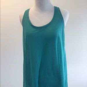 Teal racerback tank