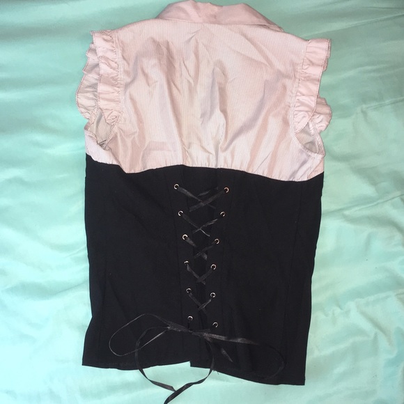 Black & White Sexy Dress Top