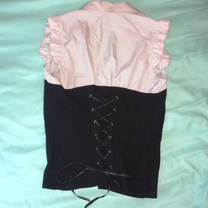 Black & White Sexy Dress Top