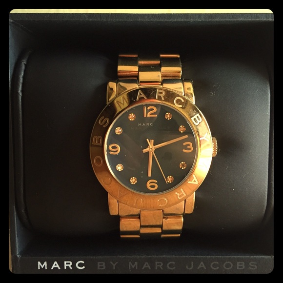 Marc by Marc Jacobs Accessories - GOLD with blue face Marc by Marc Jacobs watch ⌚️💕