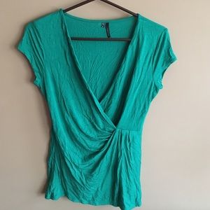 Green shift top