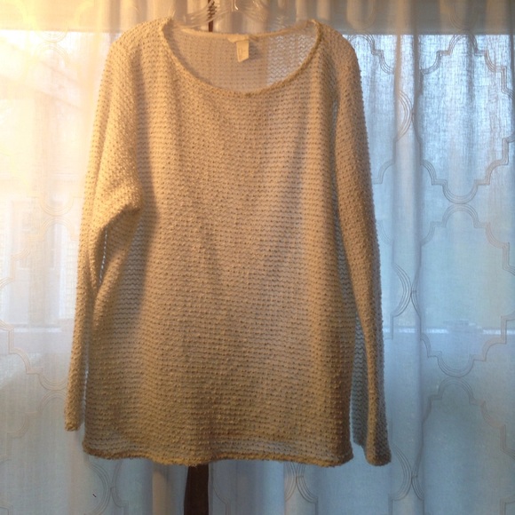 H&M Knit sweater black and white XL