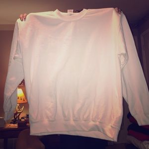 White Oversized Pullover