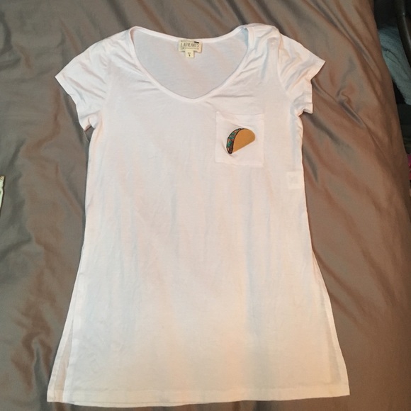 White taco t-shirt - Picture 1 of 2