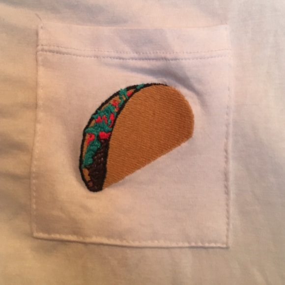 White taco t-shirt - Picture 2 of 2