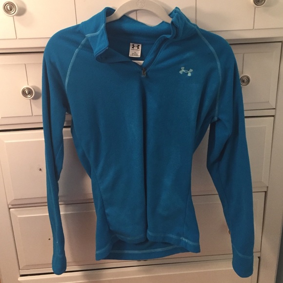 under armour blue quarter zip pullover