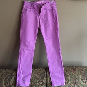 Old Navy purple skinny Rockstar jeans