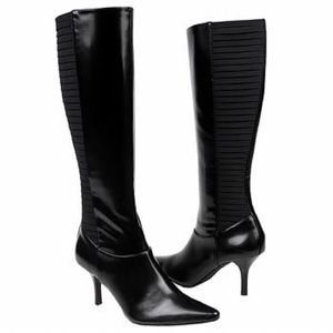 NWOT Calvin Klein Black Heel Boots