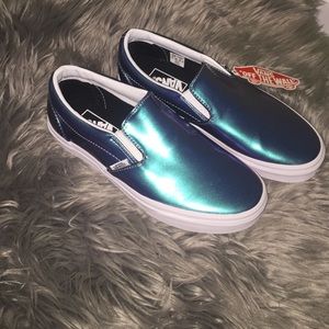 holographic slip on vans