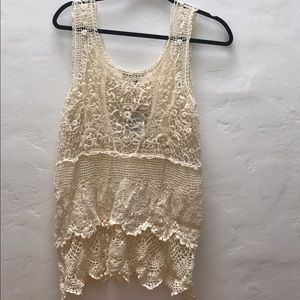 Crochet tank top from Zara!