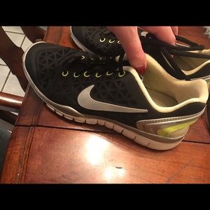 Lime green Nike shoes size 8