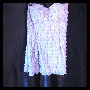 Ruffle Sweetheart neckline tube top