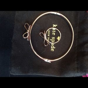 Kate spade bracelet and ring size 7 rose gold